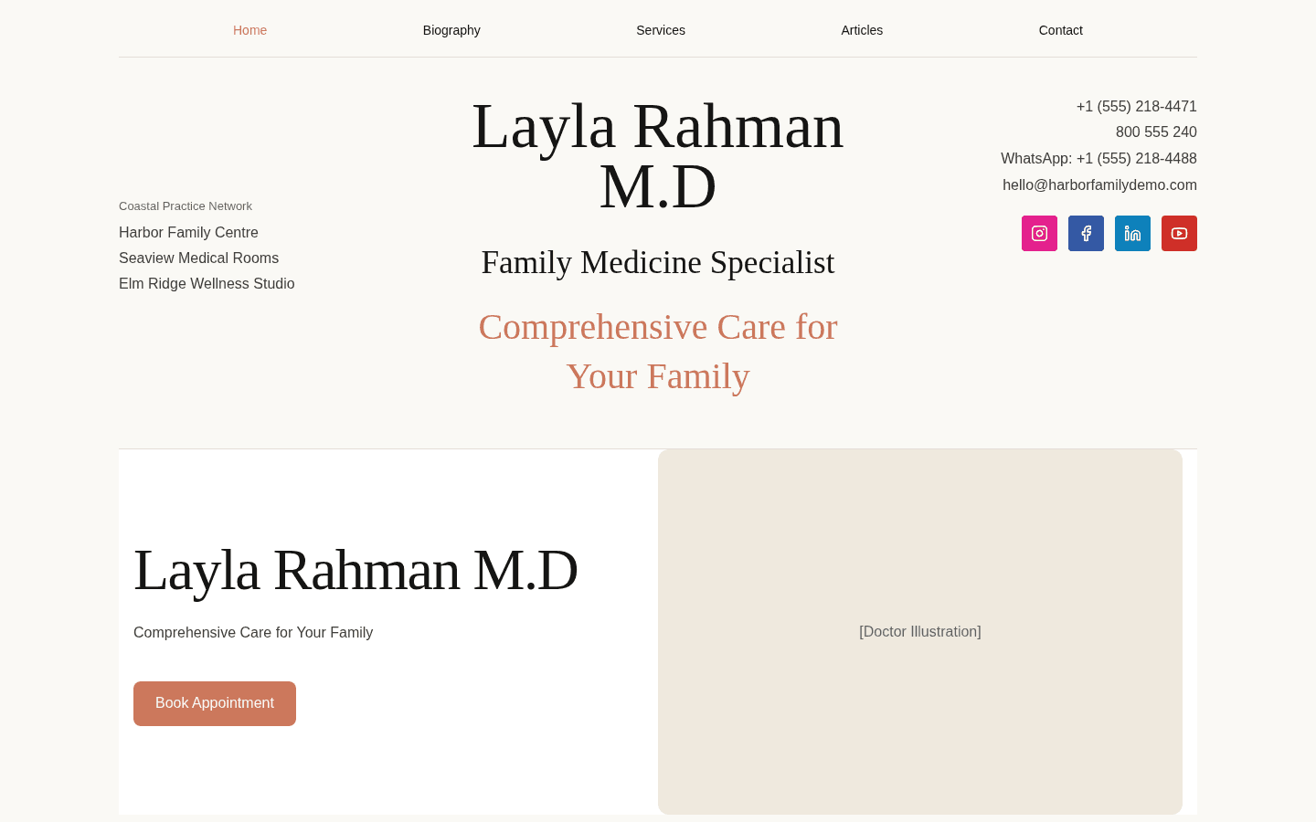 Cardiology Specialist Website preview